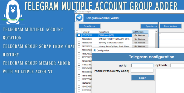 Telegram Group Adder Software